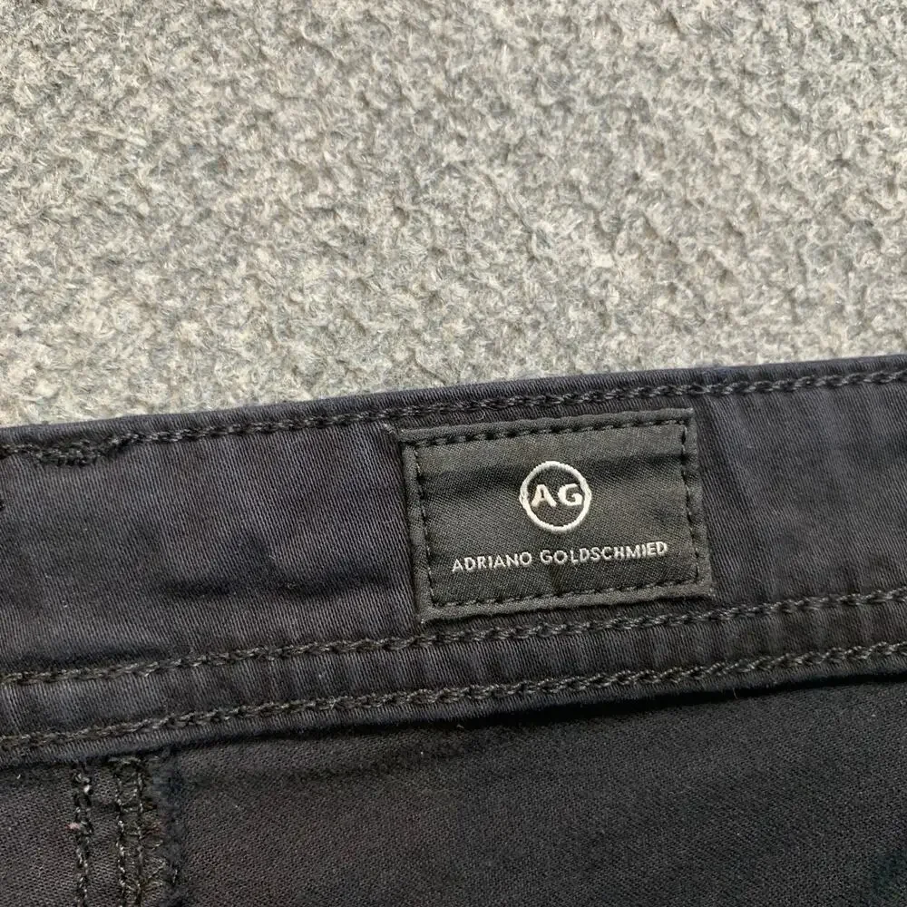 AG Adriano Goldschmied Pants Men 32 Dull Black Everett Slim Straight Leg *READ